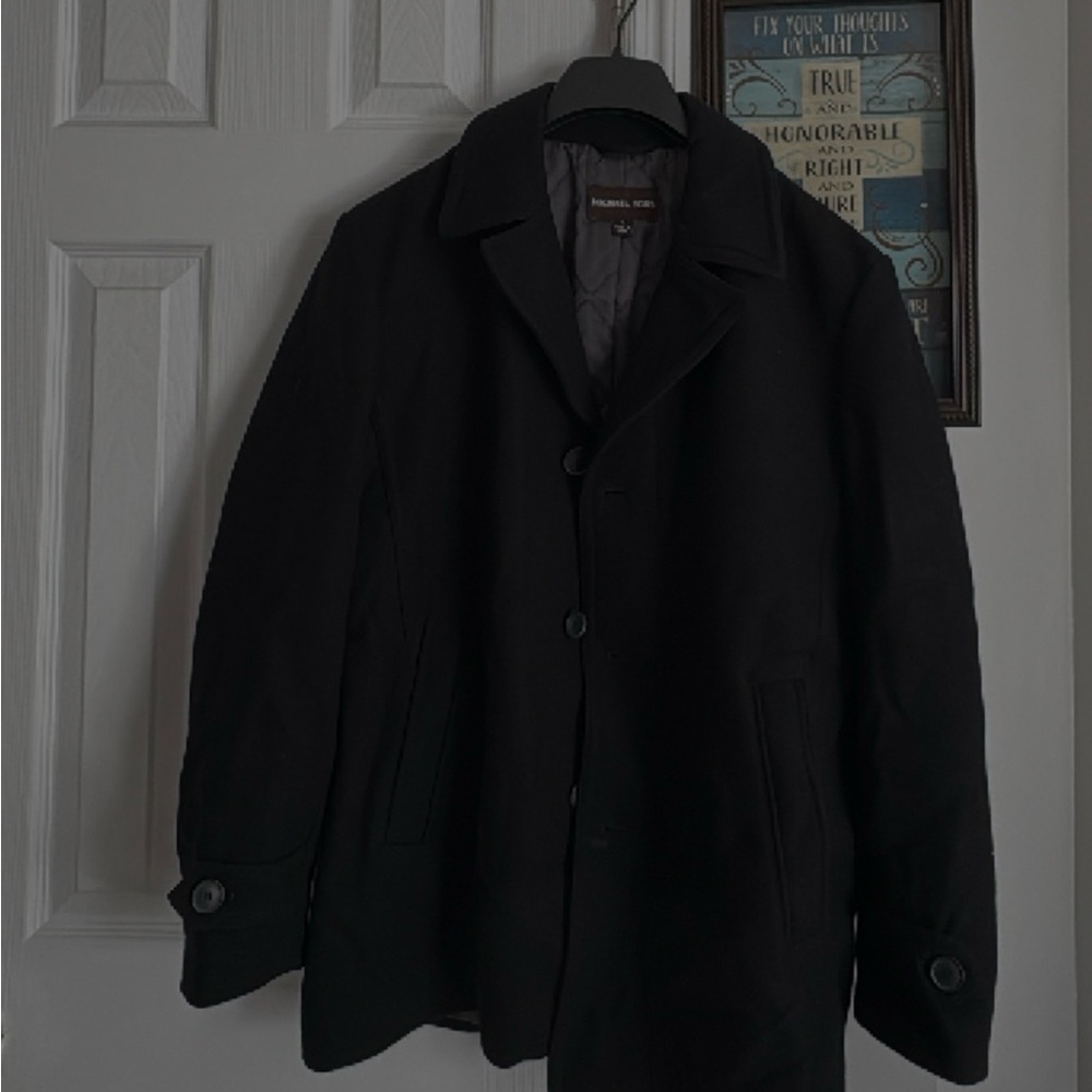Michael Kors Charcoal Pea Coat